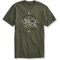 Adro Die With Memories Not With Dreams Mens Cotton Printed T-Shirt | R21-M-Die-Ol-L Olive Green