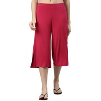 Enamor Women's Relaxed Casual Pants (E064_Strawberry_M)