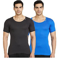 Rupa Men's Solid Regular Fit Vest (Color & Print May Vary) (Pack Of 2) (Frontline Colour Rns 2P_Assorted_85 85 Cm)