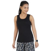 Rupa Colors Playsure Solid 100% Combed Cotton Rib Fabric, Women's Tank Top, Sleeveless Pack Of 1