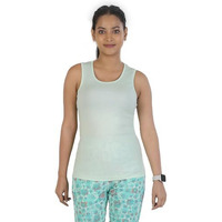 Rupa Colors Playsure Solid 100% Combed Cotton Rib Fabric, Women's Tank Top, Sleeveless Pack Of 1