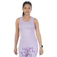 Rupa Colors Playsure Solid 100% Combed Cotton Rib Fabric, Women's Tank Top, Sleeveless Pack Of 1