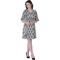 Leriya Fashion One Piece Dress For Women| Midi Dress For Women| Birthday Dress For Women (Medium, White)