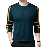 Eyebogler Mens Round Neck Full Sleeves Regular Fit Printed T-Shirt