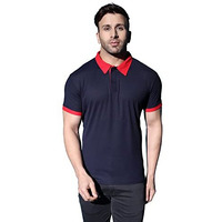 Dhruvi Trendz Mens Polycotton Casual Men T-Shirt Regular Fit Western (Dupli-Dt-Mt-1010_Navy Blue_Xl)
