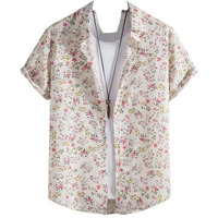 Dhruvi Trendz Regular Fit Fancy Shirts For Men (Dt-Ms-6046_Off White