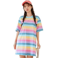 Leriya Fashion Western Dresses For Women | Short A-Line Dress For Girls (Small, Multicolor)