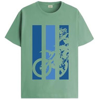 Adro Men's Bike Rider Printed Cotton T-Shirt (Rn23-M-Bik-Pt_Pista_S)