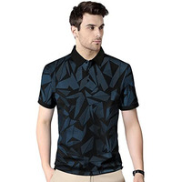 Eyebogler Geometric Printed Men Tshirt
