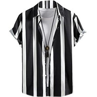 Lookmark Casual Shirt For Men|| Shirt For Men|| Men Stylish Shirt || Men Printed Shirt(Shirt 37-S) Black