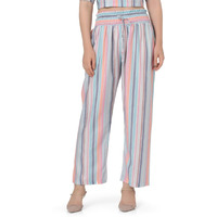Dhruvi Trendz Womens Rayon Track Pants Regular Fit Casual Trousers (Dt-Tr-726_Blue_Xl)