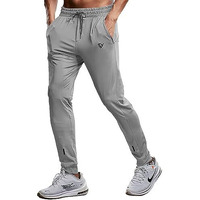 Eyebogler Mens Regular Fit Full Elastic Track Pant Silver
