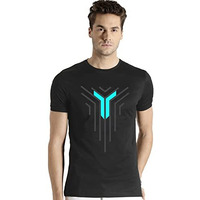 Adro Men's Graphic Design Printed T-Shirts (Rnr-M-Lnl-Bl_Black_Xl)