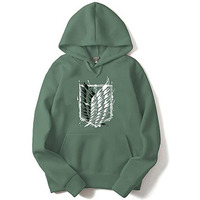 Adro Men's Cotton Neck Hooded Sweatshirt (H22-M-Winn-Pt_Pista_M)