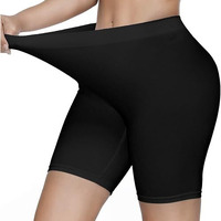 Kyda Women's Anti Bacterial Cycling Shorts, Under Skirt Biker Shorts, High Waist Stretchable Yoga Short & Gym Workout Skin Fit Shorties(Black_Xl)