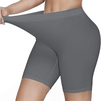 Kyda Women's Anti Bacterial Cycling Shorts, Under Skirt Biker Shorts, High Waist Stretchable Yoga Shorts & Gym Workout Skin Fit Shorties(Darkgrey_S)