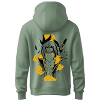 Adro Mens Hoodies With Itachi Uchiha Anime Backside Printed, 100% Cotton 340Gsm. (H23-M-Ita-Pt_Pista_S)
