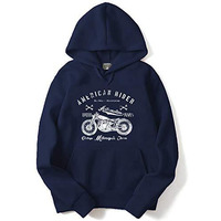 Adro Men's Fleece Hooded Hoodie (H-M-Ame-Nb_Navy_2Xl)