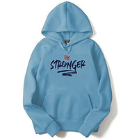 Adro The Stronger Hoodies/Sweatshirts For Men & Women (H20-M-Sgr-Sk_Skyblue_L)