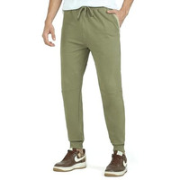 Xyxx Men Terry Cotton-Blend Joggers, Regular Fit, Solid, Pack Of 1, Xyjog19Xl, Tea White, Xl