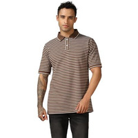 Leriya Fashion Men's Regular Fit T-Shirt (Lf-Mt-1049_Brown