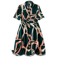 Om Sai Latest Creation One Piece Dress For Women | Beach Wear For Women | Western Dress | Vacation Outfits For Women | Picnic Dress For Women | Casual, Party Dresses For Women. (Large, Green)