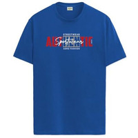 Adro Men's Graphic Printed 100% Cotton T-Shirt - Regular Fit, Printed T-Shirts For Men (Rn24-Spt-Rb_Royal Blue_Xl)