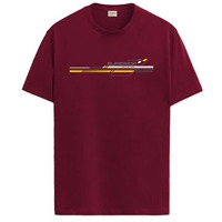 Adro Men's Graphic Printed 100% Cotton T-Shirt - Regular Fit, Printed T-Shirts For Men (Rn24-Rac-Mr_Maroon_Xl)