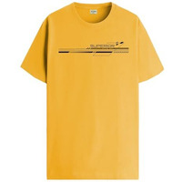 Adro Men's Graphic Printed 100% Cotton T-Shirt - Regular Fit, Printed T-Shirts For Men (Rn24-Rac-Mu_Mustard_M)