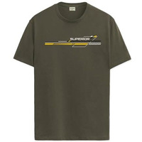 Adro Men's Graphic Printed 100% Cotton T-Shirt - Regular Fit, Printed T-Shirts For Men (Rn24-Rac-Ol_Olive_M)