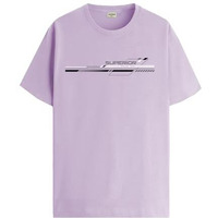 Adro Men's Graphic Printed 100% Cotton T-Shirt - Regular Fit, Printed T-Shirts For Men (Rn24-Rac-Pu_Purple_L)