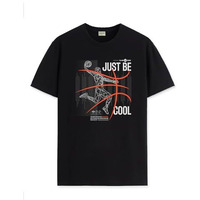 Adro Men's Graphic Printed 100% Cotton T-Shirt - Regular Fit, Printed T-Shirts For Men (Rn24-Bcl-Bl_Black_Xl)