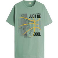Adro Men's Graphic Printed 100% Cotton T-Shirt - Regular Fit, Printed T-Shirts For Men (Rn24-Bcl-Pt_Pista_S)