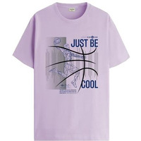Adro Men's Graphic Printed 100% Cotton T-Shirt - Regular Fit, Printed T-Shirts For Men (Rn24-Bcl-Pu_Purple_2Xl)
