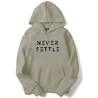 Adro Men's Cotton Neck Hooded Sweatshirt (H22-M-Set-Ch_Beige_M)