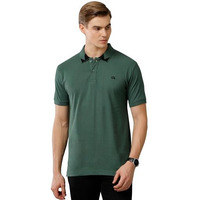 Adro Premium Cotton Polo For Men (P23-H-Pln_Green_ M)