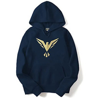Adro Men's Cotton Neck Hooded Sweatshirt (H22-Gl-Bir-Nb_Navy_S)