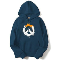 Adro Men's Cotton Neck Hooded Sweatshirt (H21-M-Pc-Sb_Teal_2Xl)