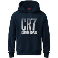 Adro Men's Cotton Neck Hooded Sweatshirt (H21-M-Cr07-Nb_Navy_M)