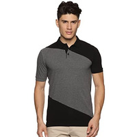 Adro Premium Cotton Multicolor Polo T-Shirt For Men (Pn23-S2-Bldg_Black_S)