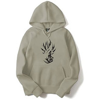 Adro Men's Cotton Hooded Neck Hooded Sweatshirt (H21-M-Gok-Ch_Beige_L)
