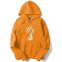 Adro Men's Cotton Neck Hooded Sweatshirt (H21-M-Gok-Mu_Mustard_S)