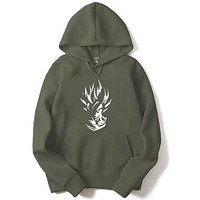 Adro Men's Cotton Neck Hooded Sweatshirt (H21-M-Gok-Ol_Olive_2Xl)
