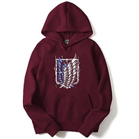 Adro Men's Cotton Neck Hooded Sweatshirt (H22-1-Winn-Mr_Maroon_2Xl)
