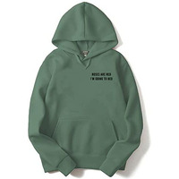 Adro Men's Cotton Neck Hooded Sweatshirt (H22-1-Bed-Pt_Pista_S)