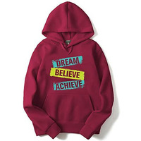 Adro Printed Hoodies/Sweatshirts For Men & Women (H-M-Dbaa-Mr_Maroon_M)