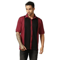 Leriya Fashion Men's Regular Fit Shirt (Lf-Ms-6172_Red
