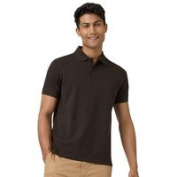 Xyxx Cotton Men's Solid Regular Fit T-Shirt (Xy_Cr14_Polo T-Shirt_1_Mocha Brown, Xl