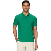 Xyxx Men's Cotton Solid Regular Fit Shirt (Xy_Cr14_Polo Tshirt_1_Sea Green