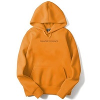 Adro Mens Printed Hoodies In Premium Cotton Fleece 340 Gsm (H23-M-Cre-Mu_Mustard_L)